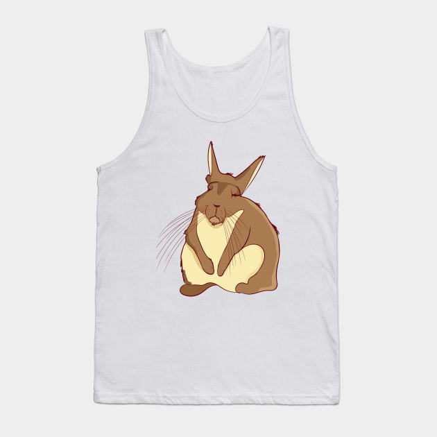 Viscacha Vizcacha Cute Mountain Rodent Lazy Sleepy Tank Top by alltheprints